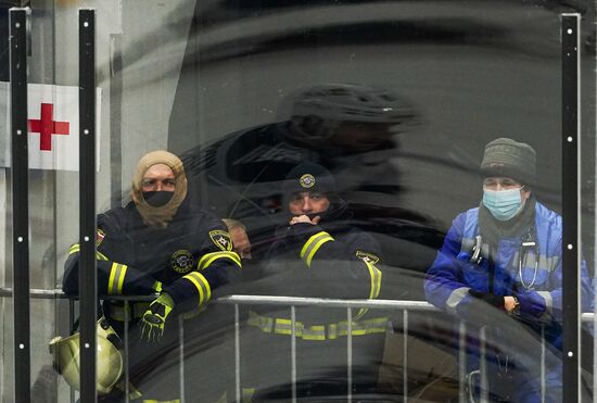 Хоккей. КХЛ. Матч "Динамо" (Москва) – "Металлург"