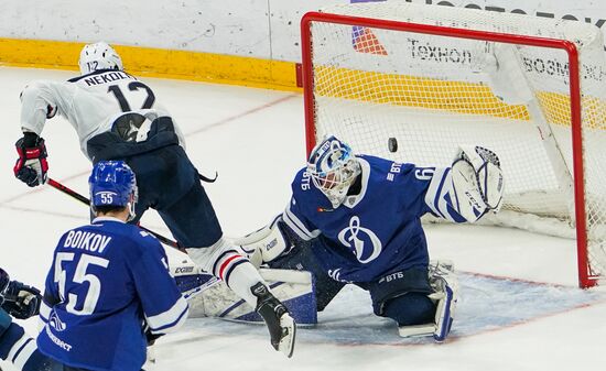 Хоккей. КХЛ. Матч "Динамо" (Москва) – "Металлург"