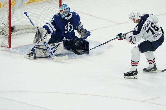 Хоккей. КХЛ. Матч "Динамо" (Москва) – "Металлург"