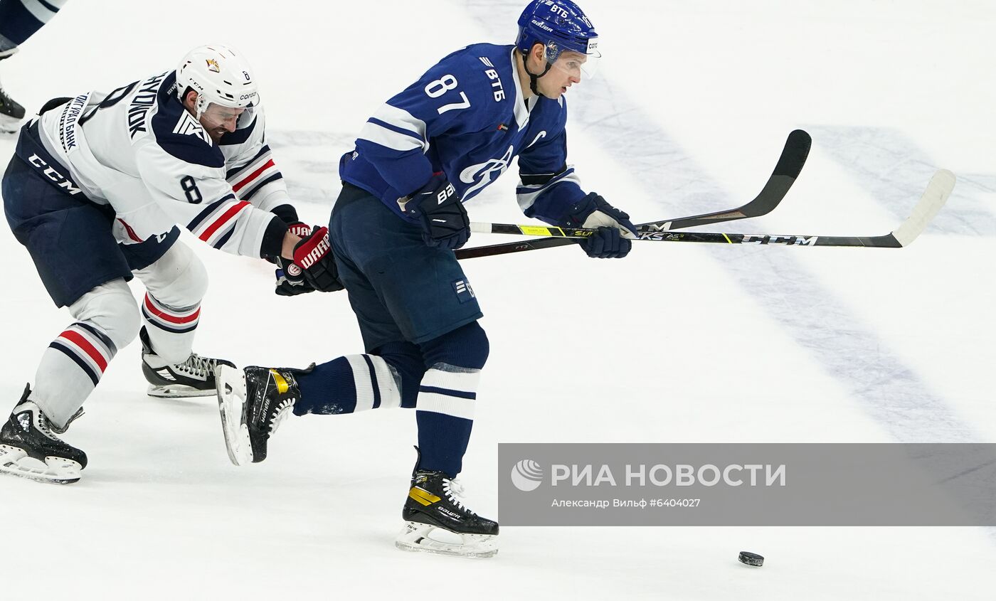 Хоккей. КХЛ. Матч "Динамо" (Москва) – "Металлург"