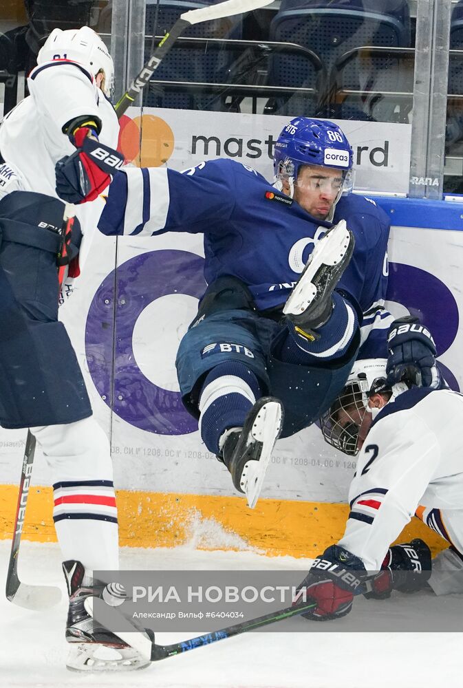 Хоккей. КХЛ. Матч "Динамо" (Москва) – "Металлург"