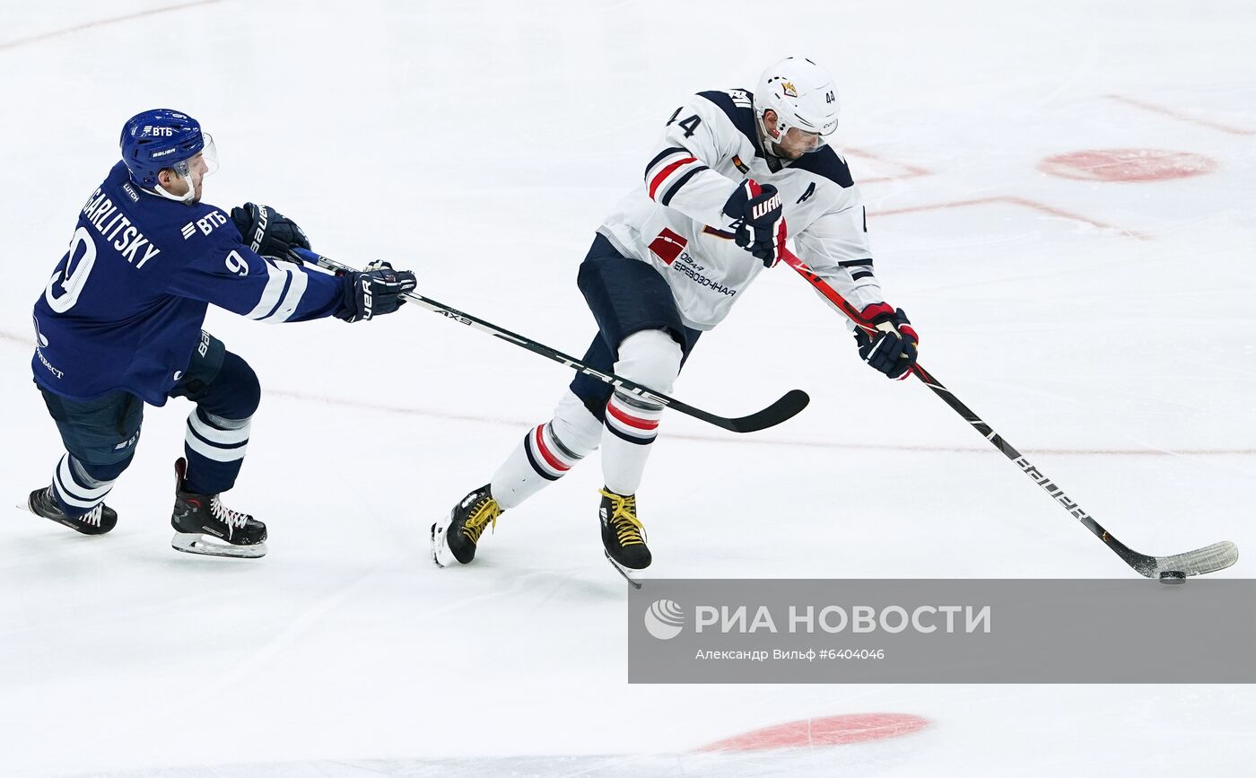 Хоккей. КХЛ. Матч "Динамо" (Москва) – "Металлург"