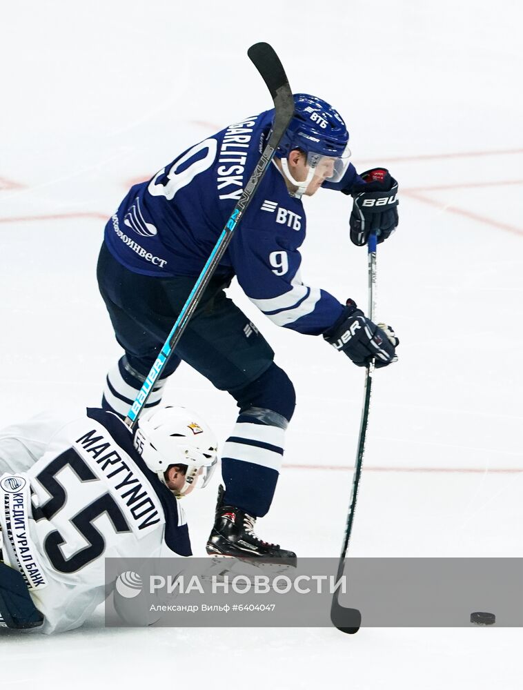 Хоккей. КХЛ. Матч "Динамо" (Москва) – "Металлург"