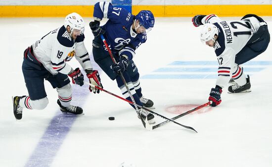 Хоккей. КХЛ. Матч "Динамо" (Москва) – "Металлург"