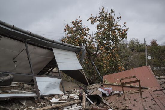 Жители Мартуни возвращаются в свои дома после объявления перемирия