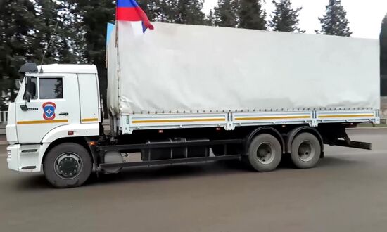 Гуманитарная помощь доставлена из России в Нагорный Карабах