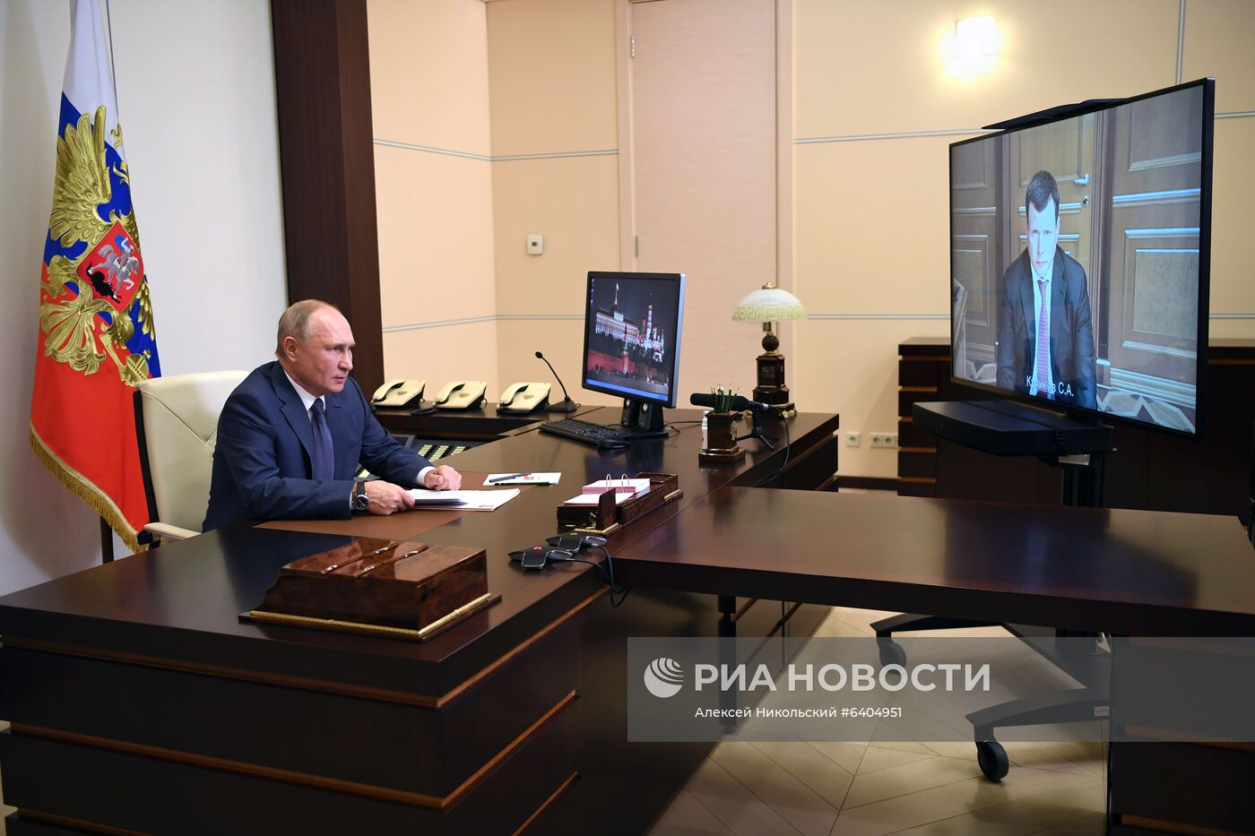 Президент РФ В. Путин встретился с С. Куликовым