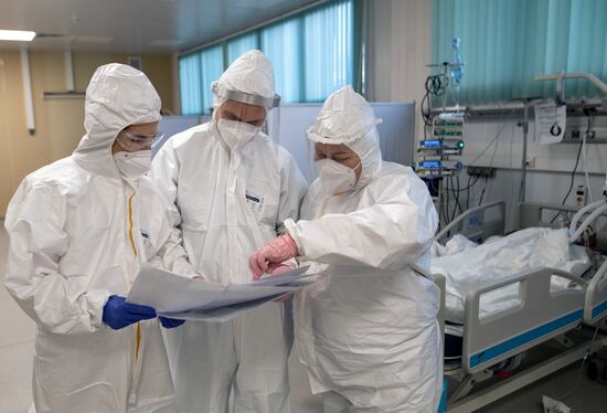 Госпиталь для больных COVID-19 в МКЦИБ "Вороновское"