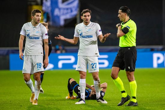 Футбол. Лига чемпионов. Матч "Брюгге" – "Зенит"