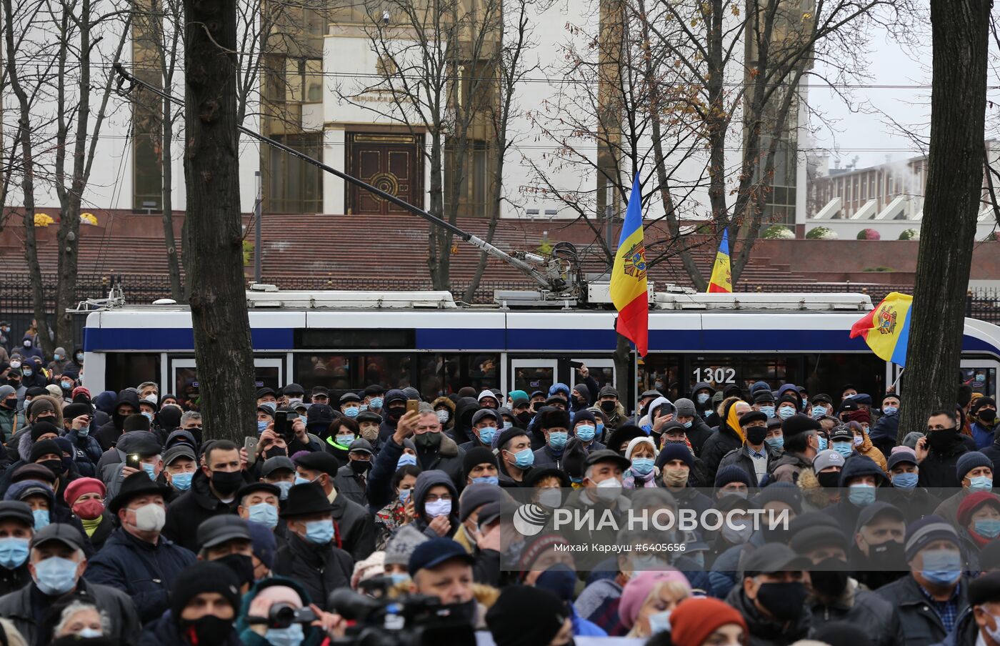 Акция сторонников М. Санду в Кишиневе