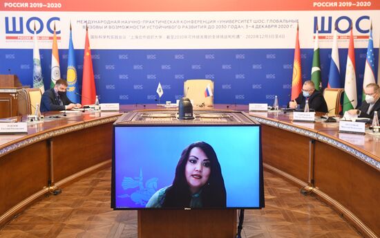 Международная научно-практическая конференция "Университет ШОС: Глобальные вызовы и возможности устойчивого развития до 2030 года". День первый