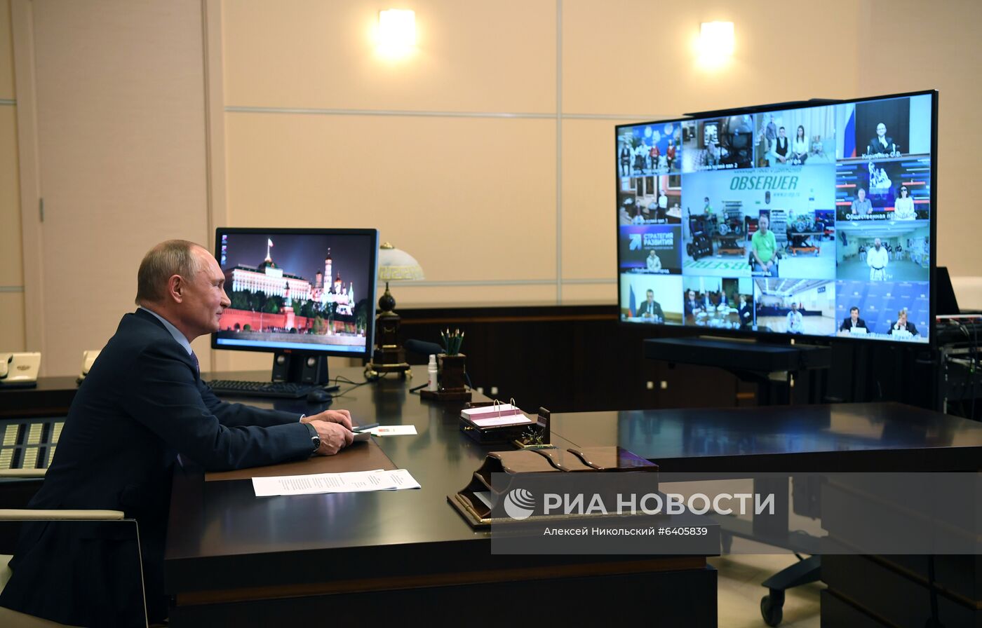 Рабочая встреча президента РФ В. Путина с представителями общественных организаций инвалидов