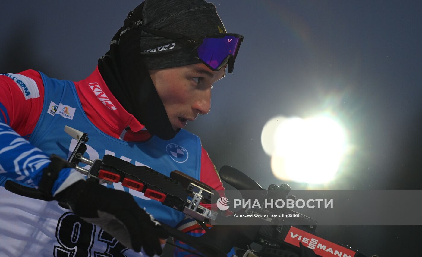 Биатлон. II этап Кубка мира. Мужчины. Спринт