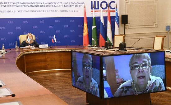 Международная научно-практическая конференция "Университет ШОС: Глобальные вызовы и возможности устойчивого развития до 2030 года". День первый