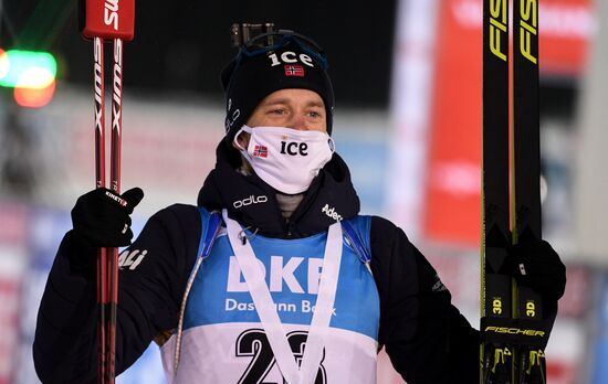 Биатлон. II этап Кубка мира. Мужчины. Спринт