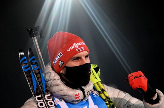 Биатлон. II этап Кубка мира. Мужчины. Спринт