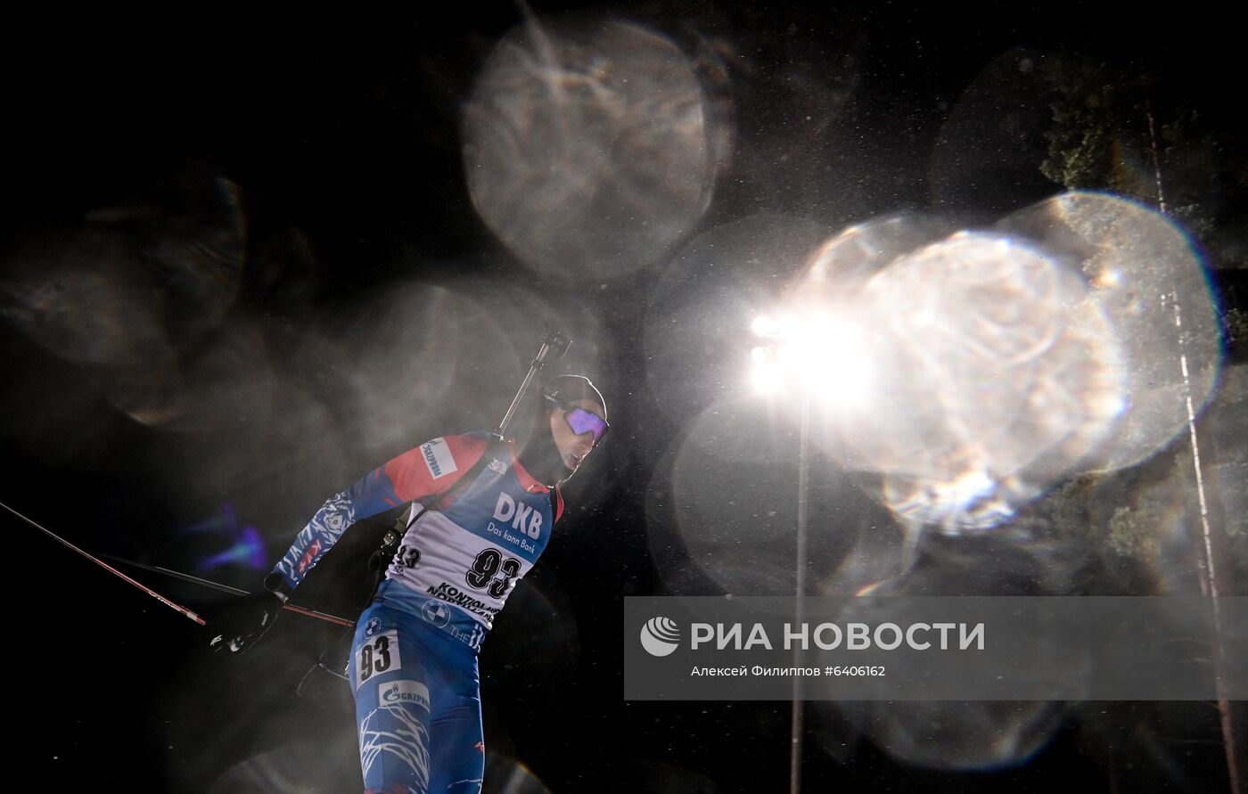 Биатлон. II этап Кубка мира. Мужчины. Спринт