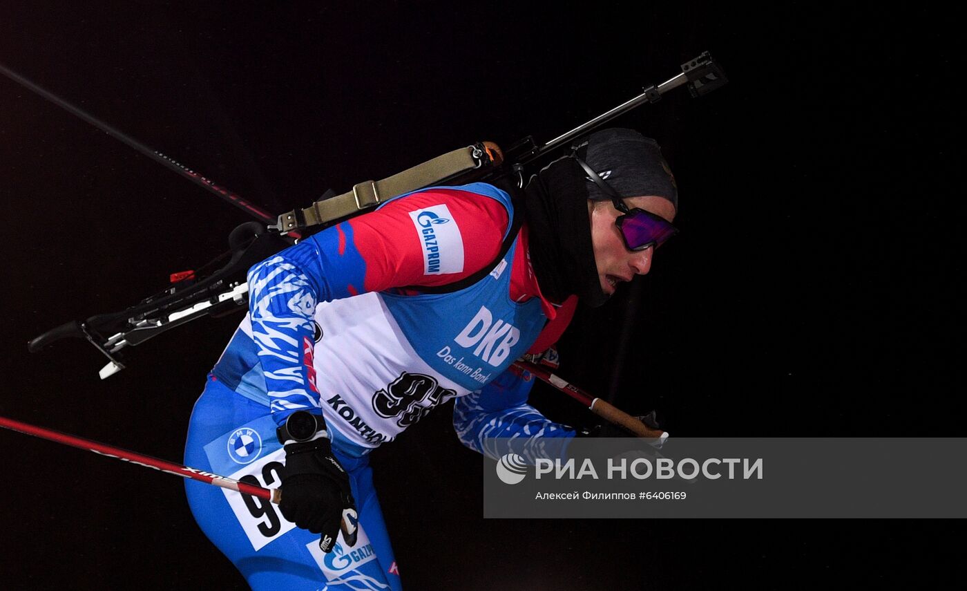 Биатлон. II этап Кубка мира. Мужчины. Спринт