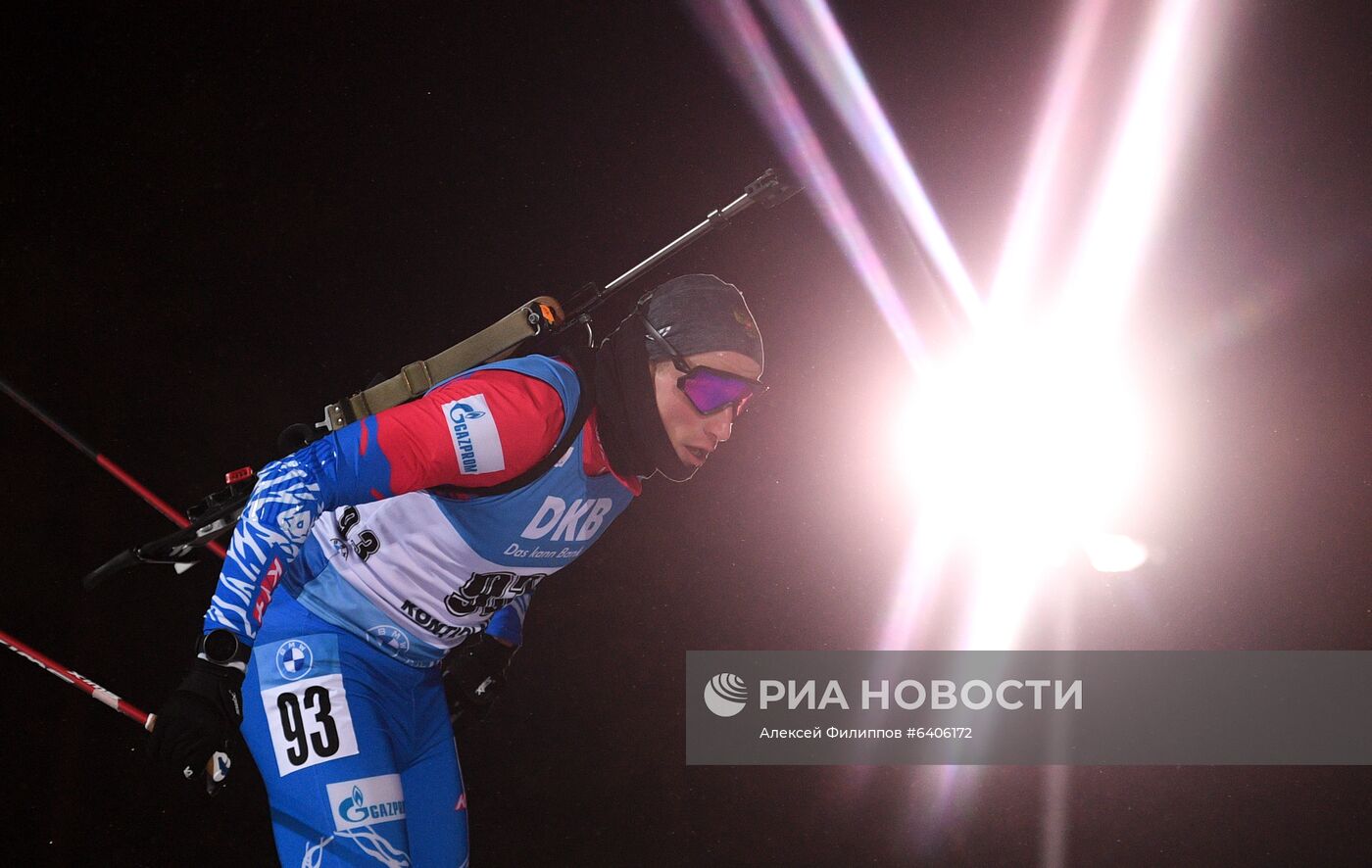 Биатлон. II этап Кубка мира. Мужчины. Спринт