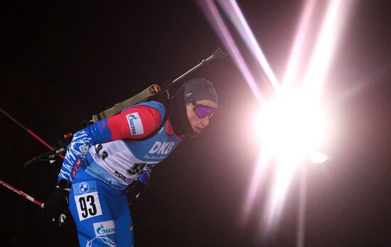 Биатлон. II этап Кубка мира. Мужчины. Спринт