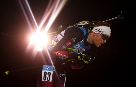 Биатлон. II этап Кубка мира. Мужчины. Спринт