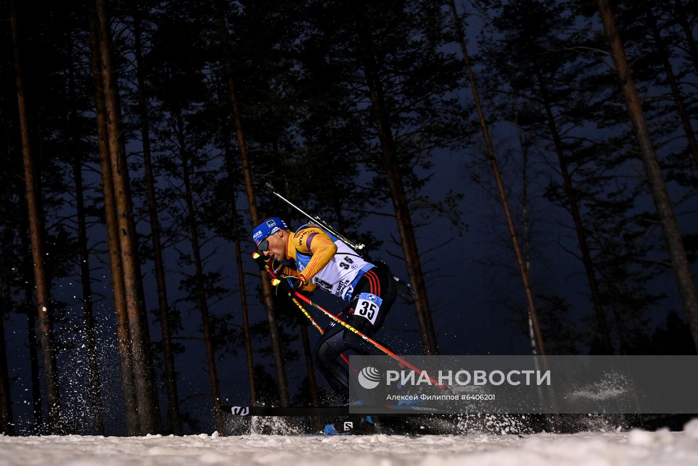 Биатлон. II этап Кубка мира. Мужчины. Спринт