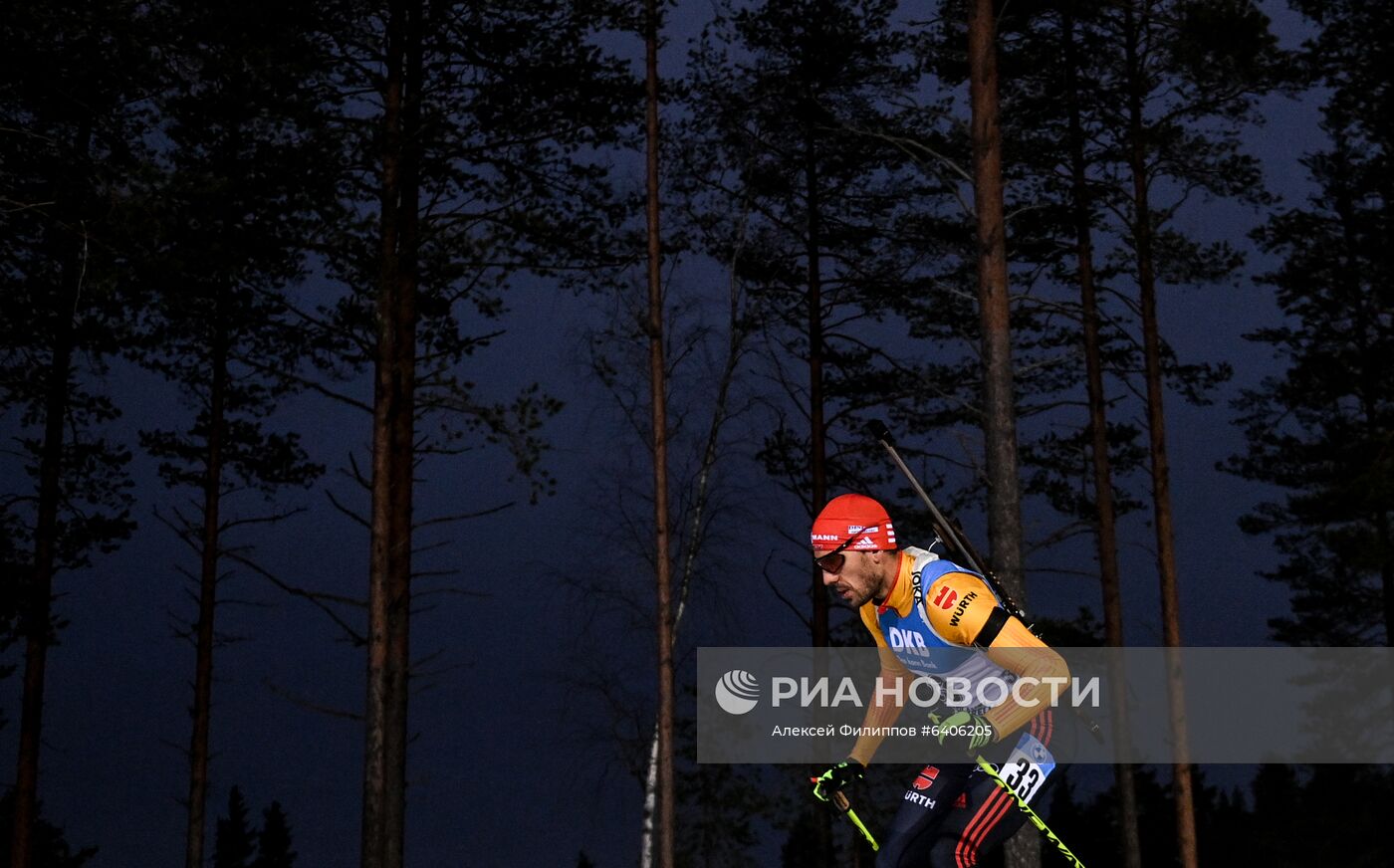 Биатлон. II этап Кубка мира. Мужчины. Спринт