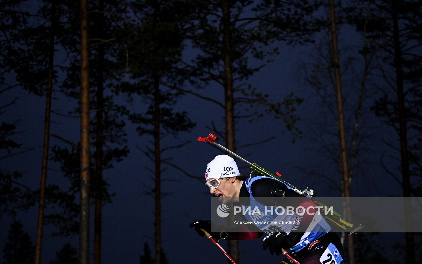Биатлон. II этап Кубка мира. Мужчины. Спринт