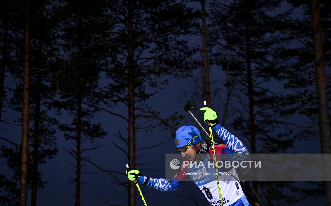 Биатлон. II этап Кубка мира. Мужчины. Спринт