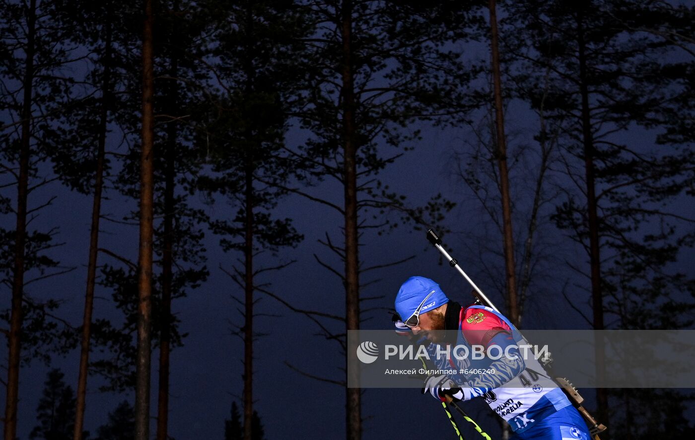 Биатлон. II этап Кубка мира. Мужчины. Спринт