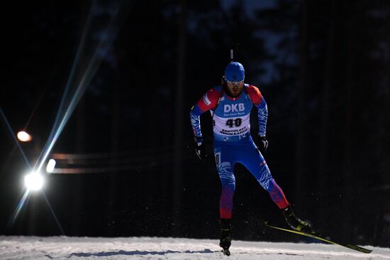 Биатлон. II этап Кубка мира. Мужчины. Спринт