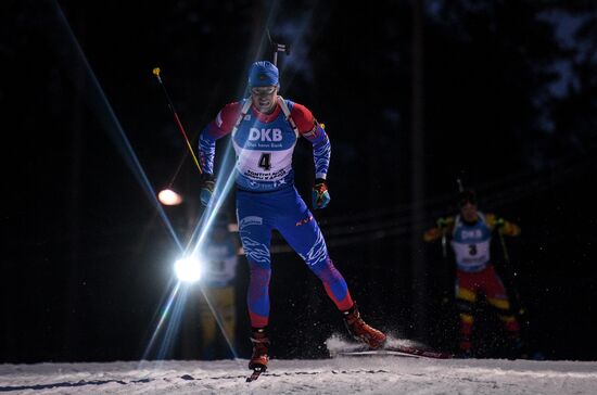 Биатлон. II этап Кубка мира. Мужчины. Спринт