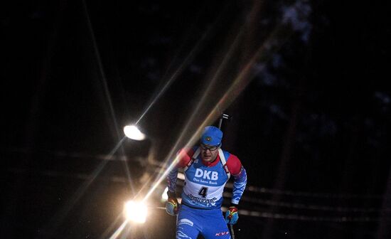 Биатлон. II этап Кубка мира. Мужчины. Спринт