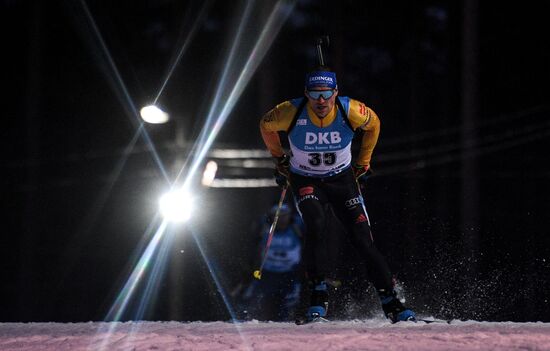 Биатлон. II этап Кубка мира. Мужчины. Спринт