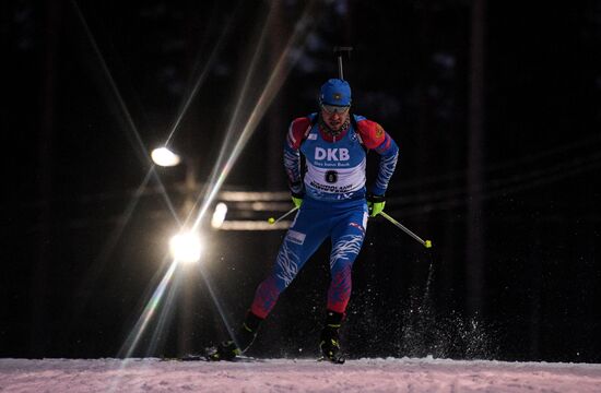 Биатлон. II этап Кубка мира. Мужчины. Спринт