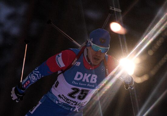 Биатлон. II этап Кубка мира. Мужчины. Спринт