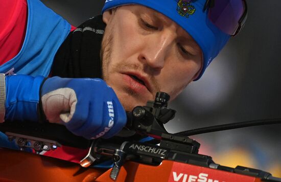 Биатлон. II этап Кубка мира. Мужчины. Спринт