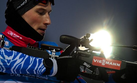 Биатлон. II этап Кубка мира. Мужчины. Спринт