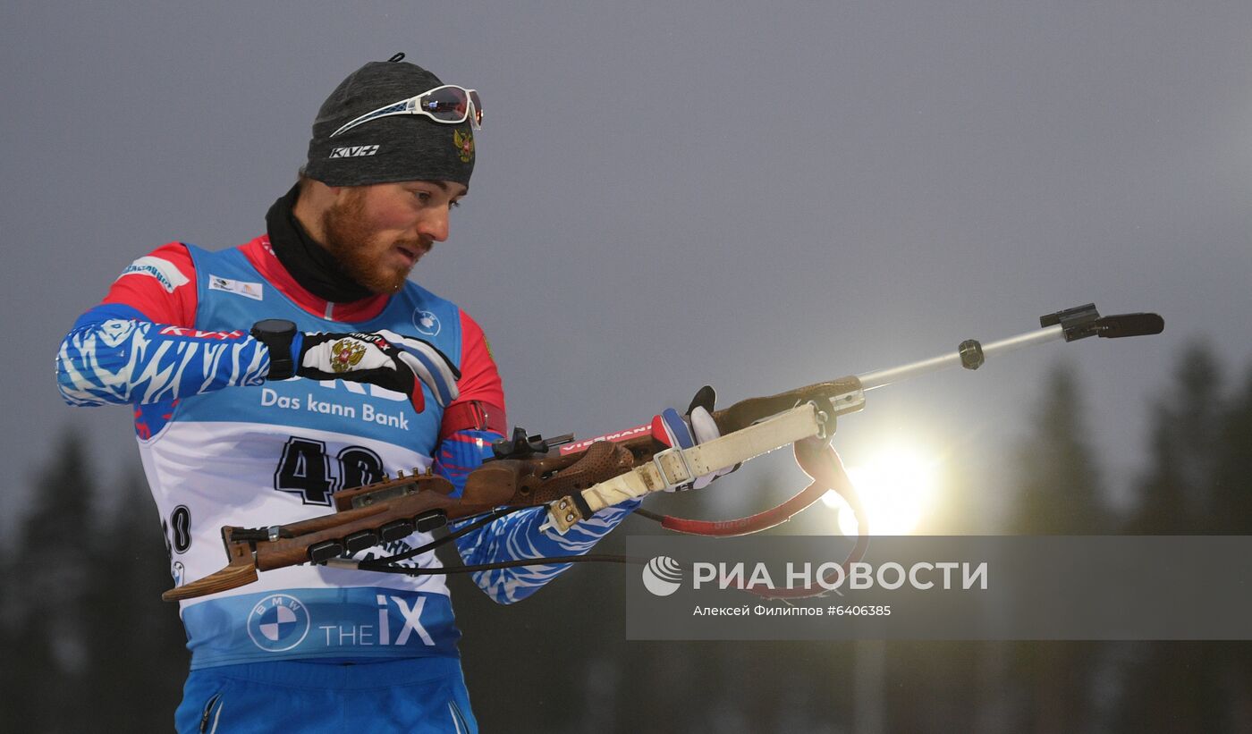 Биатлон. II этап Кубка мира. Мужчины. Спринт