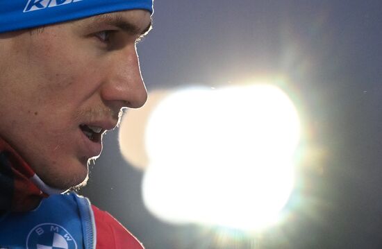 Биатлон. II этап Кубка мира. Мужчины. Спринт