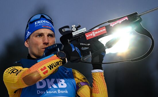 Биатлон. II этап Кубка мира. Мужчины. Спринт