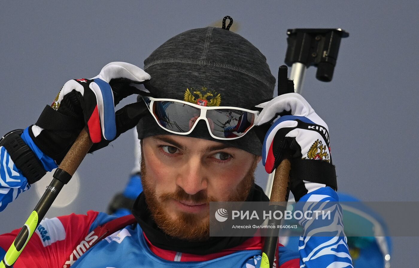 Биатлон. II этап Кубка мира. Мужчины. Спринт