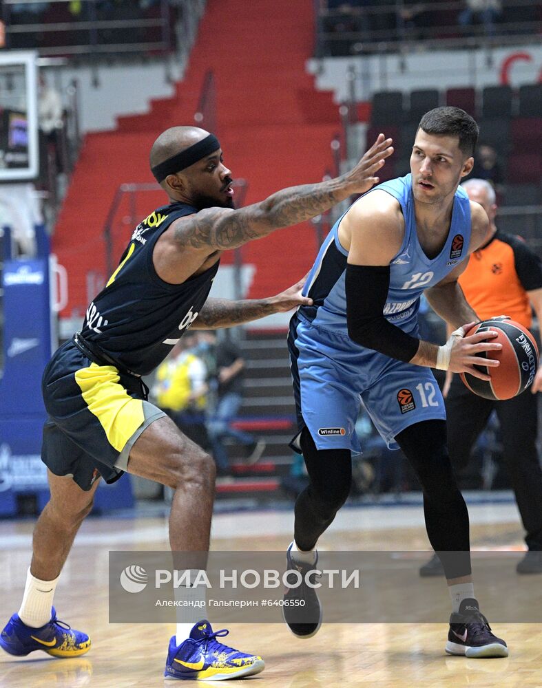Баскетбол. Евролига. Матч "Зенит" - "Фенербахче"