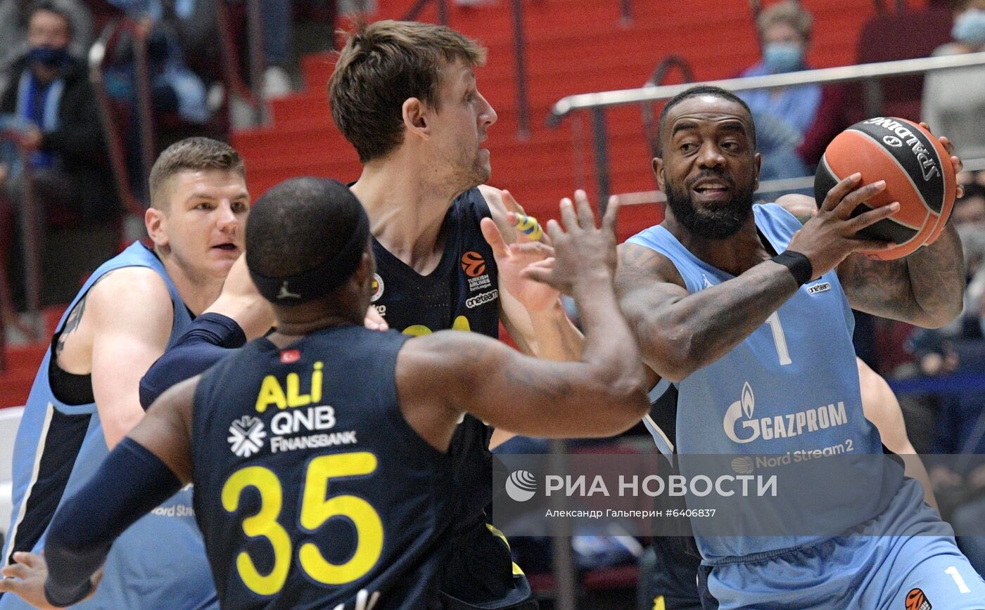 Баскетбол. Евролига. Матч "Зенит" - "Фенербахче"