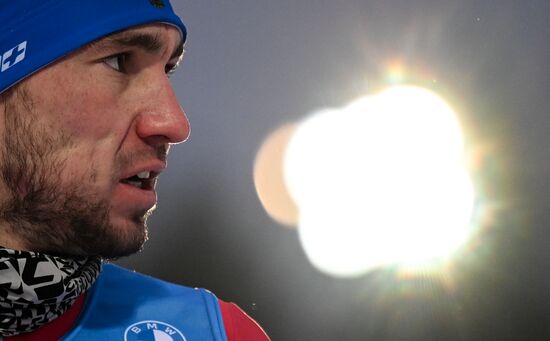 Биатлон. II этап Кубка мира. Мужчины. Спринт