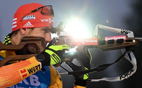 Биатлон. II этап Кубка мира. Мужчины. Спринт