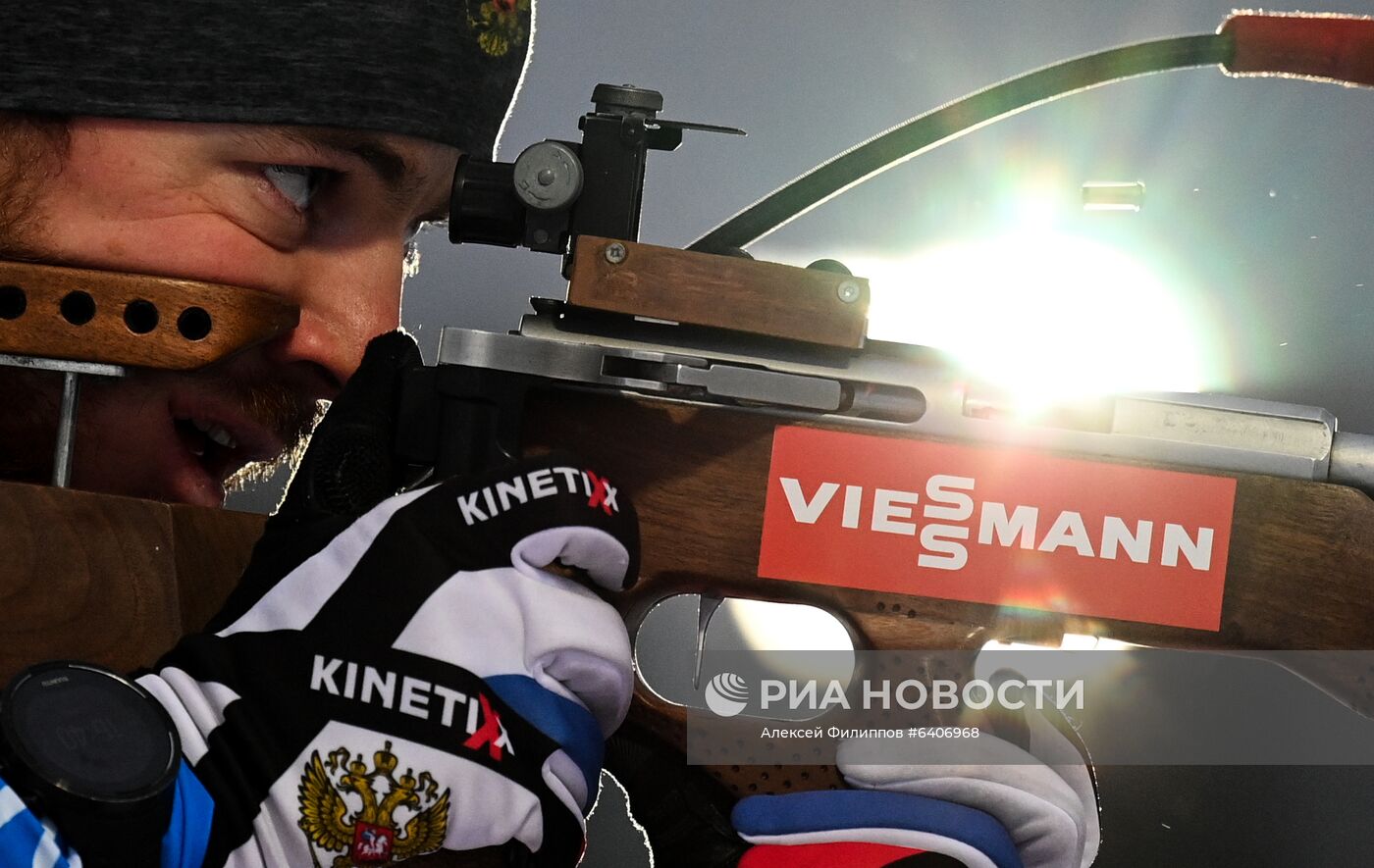 Биатлон. II этап Кубка мира. Мужчины. Спринт