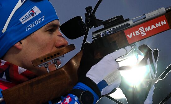 Биатлон. II этап Кубка мира. Мужчины. Спринт