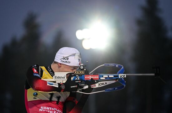 Биатлон. II этап Кубка мира. Мужчины. Спринт