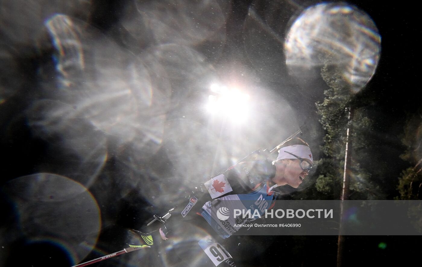 Биатлон. II этап Кубка мира. Мужчины. Спринт 